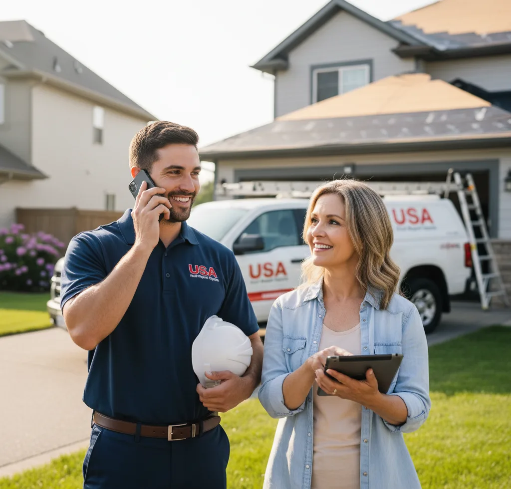 USA Roof Repair Experts customer support in Vacherie